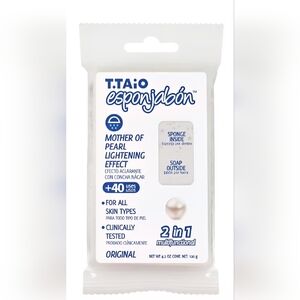 T.TAiO Esponjabon Soap Sponge 2-in-1 Mother Of Pearl